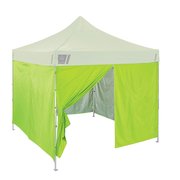 Shax By Ergodyne Lime Pop-Up Tent Sidewall Kit - 10ft x 10ft 6054